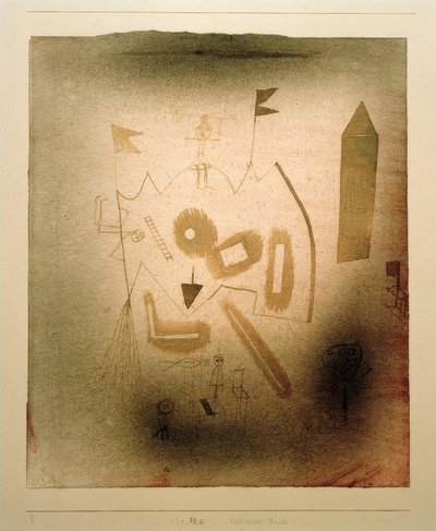 Strange Theater by Paul Klee